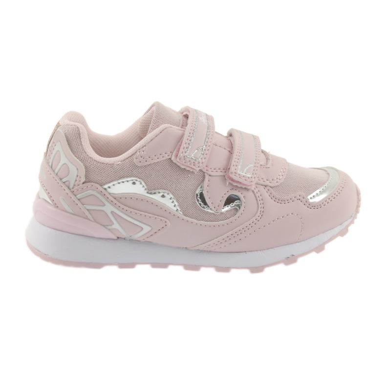 Sport Velcro American Club ES18 rose poudré gris