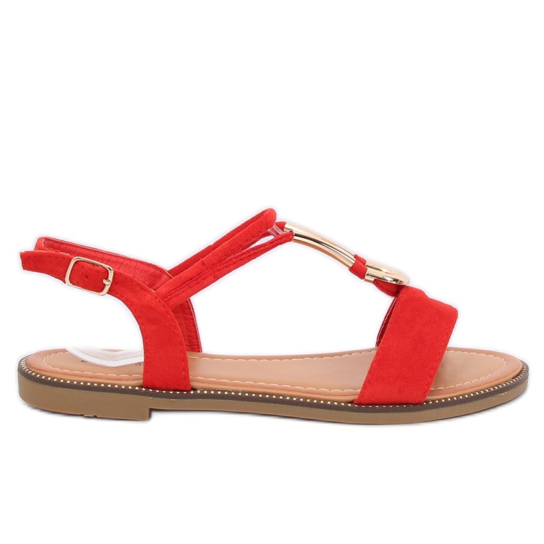 Sandales pour femmes rouges WL024 Rouge
