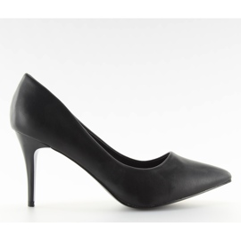 Escarpins NF-08p Black II-GAT noirs mats pour femmes le noir