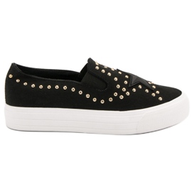 J. Star Baskets à enfiler avec une étoile le noir