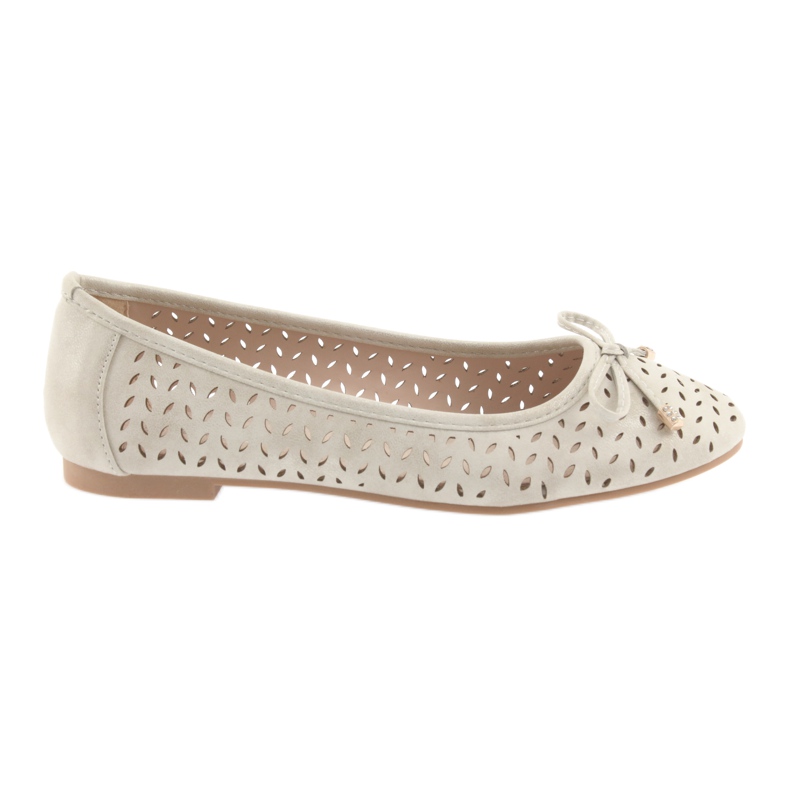 Ballerines femme American Club LU13 beige clair