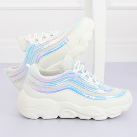 Chaussures de sport blanches LA52P White II-GAT Chaussures de sport blanches LA52P White II-GAT