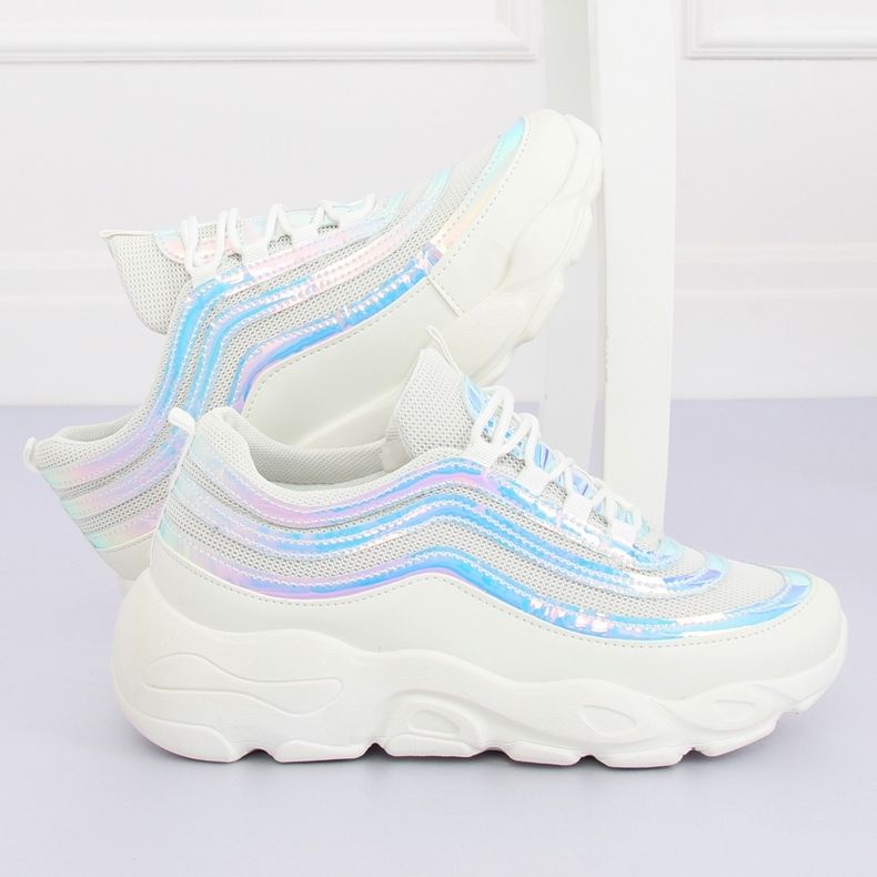 Chaussures de sport blanches LA52P White II-GAT Chaussures de sport blanches LA52P White II-GAT