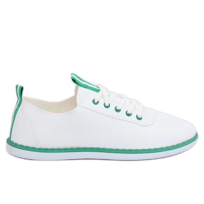 Baskets femme blanches et vertes XJ-2918 Green