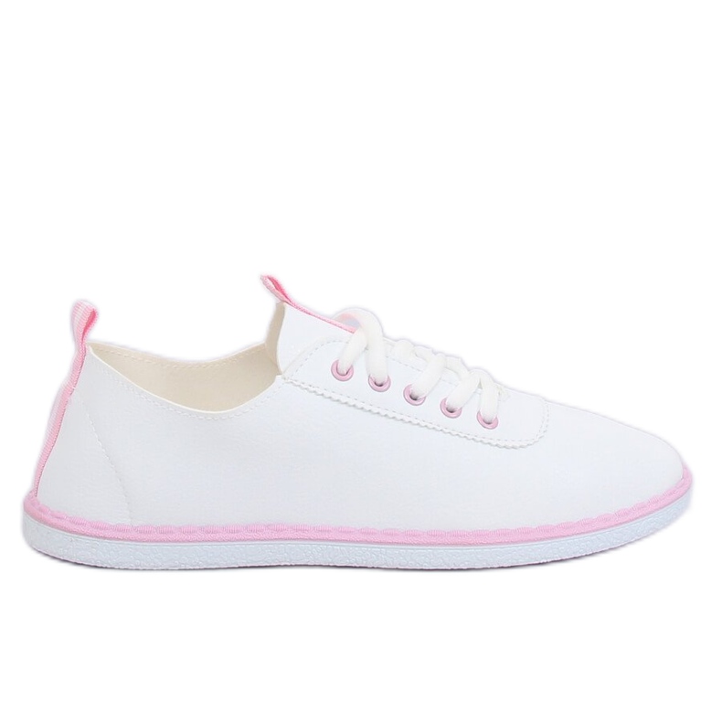 Baskets femme blanches et roses XJ-2918 Rose
