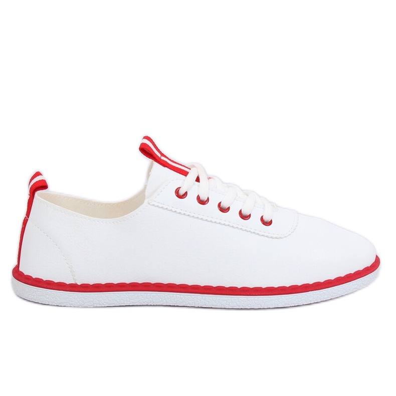 Baskets femme blanches et rouges XJ-2918 Red