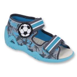 Chaussures enfant Befado jaune 350P001 bleu gris