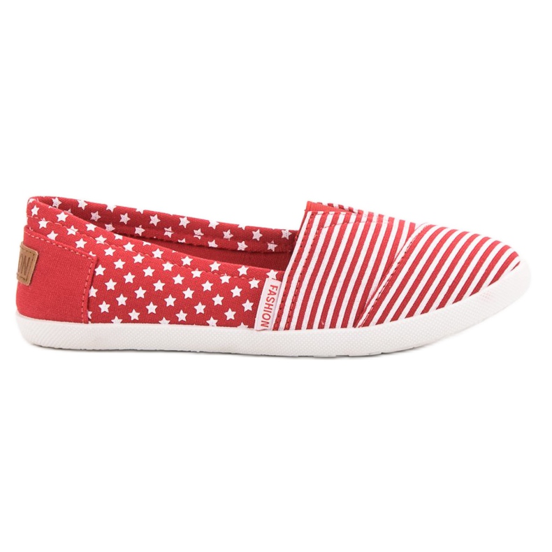 SHELOVET Slipons textiles rouge SHELOVET Slipons textiles rouge