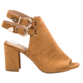 Erynn Sandales élégantes brun