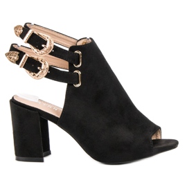 Erynn Sandales élégantes noir