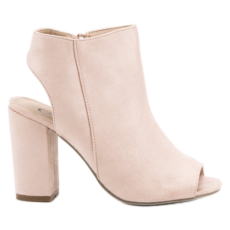 Ch. Creation Sandales Fermées Rose Clair