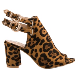 Erynn Sandales élégantes brun