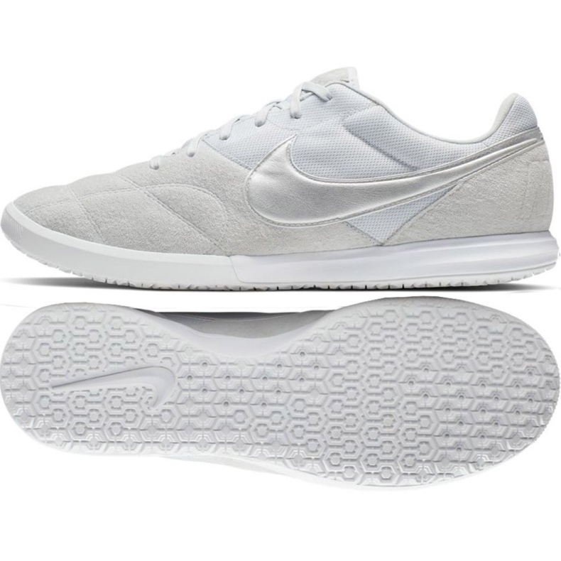 Chaussures d'intérieur Nike Premier Sala Ic M AV3153-002 blanche blanche