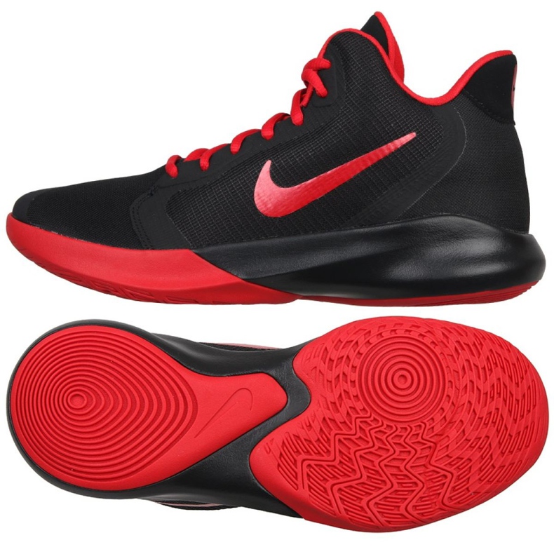 Chaussures de basket-ball Nike Precision Iii M AQ7495-001 le noir le noir