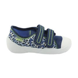 Chaussures enfant Befado 907P103 blanc bleu bleu marine