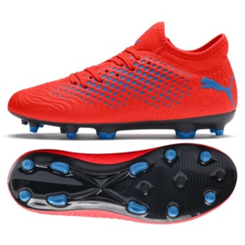 Chaussures de foot Puma Future 19.4 Fg Ag Jr 105554 01 rouge rouge Chaussures de foot Puma Future 19.4 Fg Ag Jr 105554 01 rouge rouge