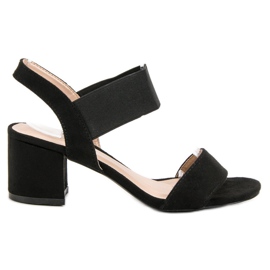 Sandales à talons hauts noir