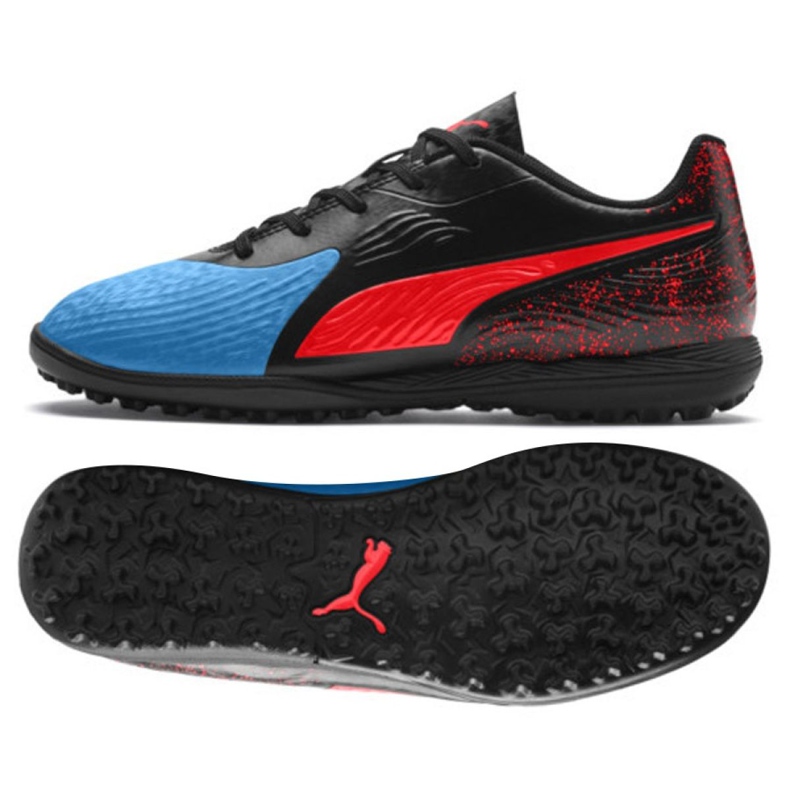 Chaussures de foot Puma One 19.4 Tt Jr 105503 01 multicolore multicolore