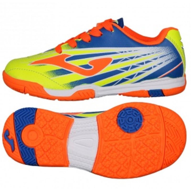 Chaussures d'intérieur Joma Super Copa Jr. Dans SCJS.911.IN + Ballon Gratuit multicolore multicolore