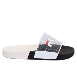 Noir Chaussons femme noirs ZD807 Noir multicolore