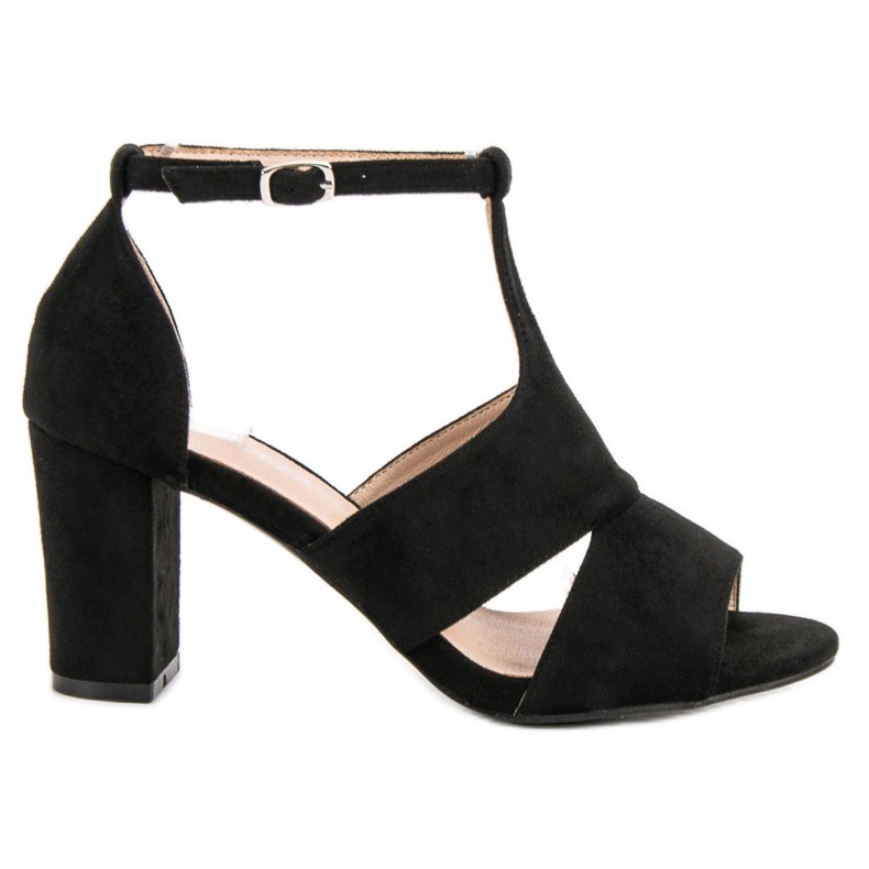 Vinceza Sandales noires le noir