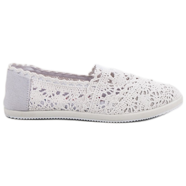 Seastar Slipons en dentelle blanche Seastar Slipons en dentelle blanche