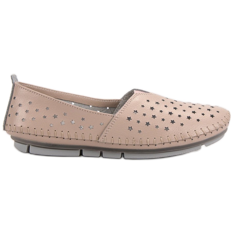 Kylie Chaussures en cuir pour femmes beige