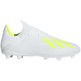 Chaussures de foot Adidas X 18.3 Fg M BB9368 blanc blanc