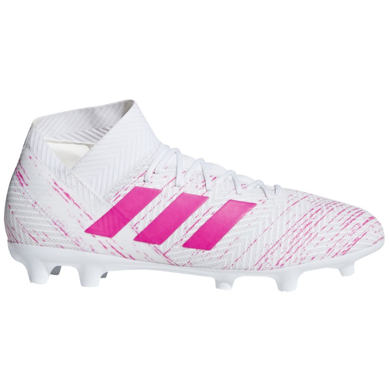 Chaussures de football Adidas Nemeziz 18.3 Fg M BB9436 blanche blanche
