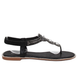 Sandales noires ST3107 Noir le noir