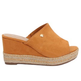 Camel MW-3M65 Sandales compensées Camel brun