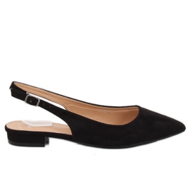Ballerines noires à talons hauts H9022 Negro le noir