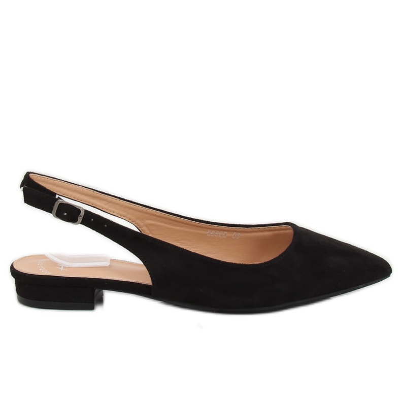 Ballerines noires à talons hauts H9022 Negro le noir