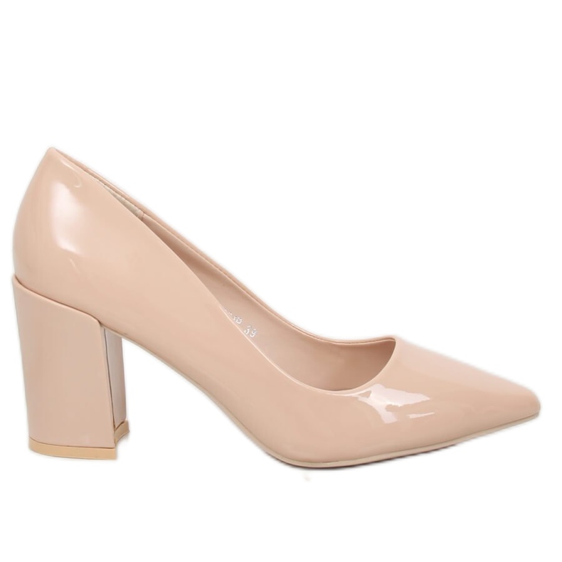 Escarpins sur le poteau beige LE061P Beige Escarpins sur le poteau beige LE061P Beige