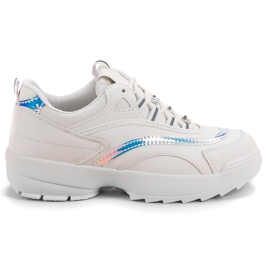 Baskets mode blanches