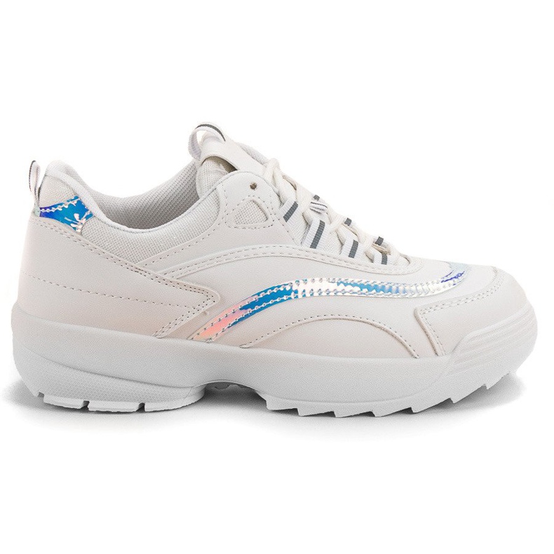 Baskets mode blanches