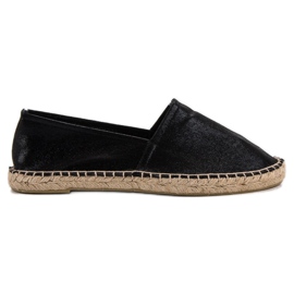 Cm Paris Espadrilles textiles le noir