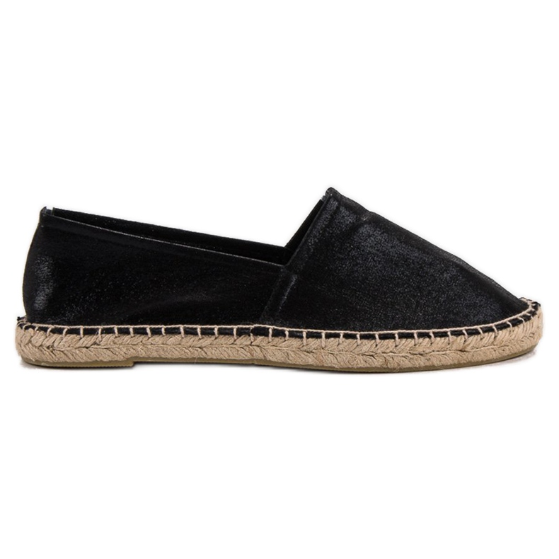 Cm Paris Espadrilles textiles le noir