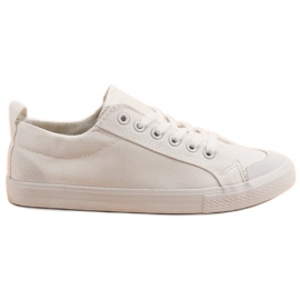 Baskets basses blanches