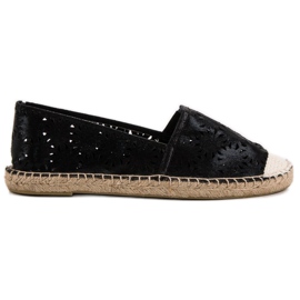 Cm Paris Espadrilles textiles noir