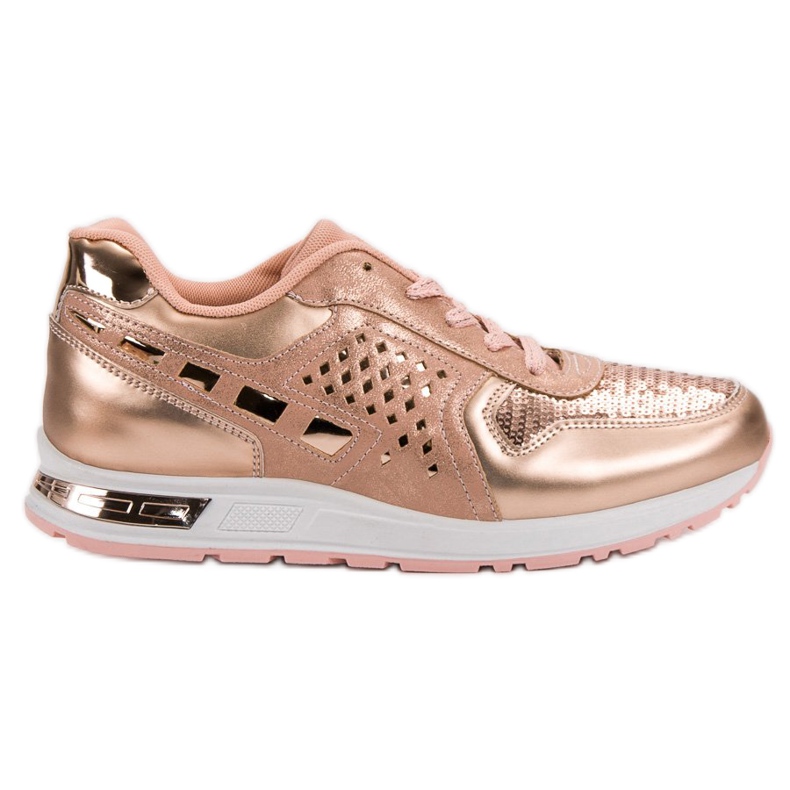 Chaussures de sport à paillettes rose Chaussures de sport à paillettes rose