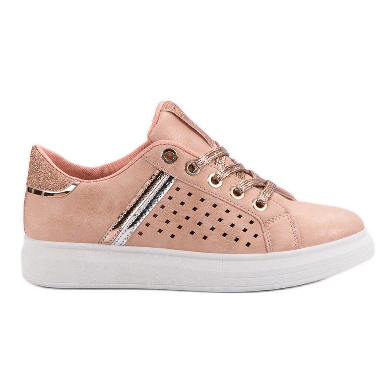 Chaussures de sport à la mode rose
