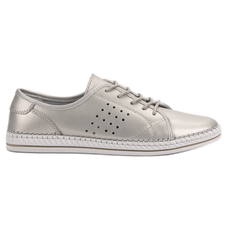 Kylie Chaussures en cuir à lacets gris Kylie Chaussures en cuir à lacets gris