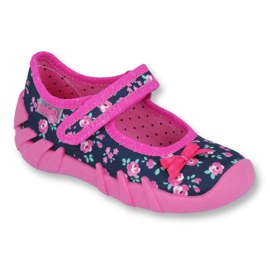 Chaussures pour enfants Befado 109P181 multicolore rose bleu marin