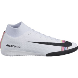 Chaussures d'intérieur Nike Mercurial Superfly X 6 Academy Ic AJ3567-109 blanche blanche