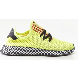 Adidas Deerupt Runner chez HireLye Cblack Shopnk multicolore Adidas Deerupt Runner chez HireLye Cblack Shopnk multicolore