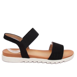 Sandales femme noires 9001 Noir le noir