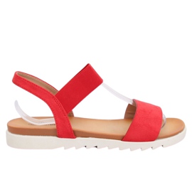 Sandales femme rouges 9001 Rouge