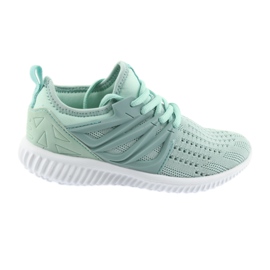 Semelle intérieure en cuir Bartek 58114 Chaussures de sport menthe blanc vert