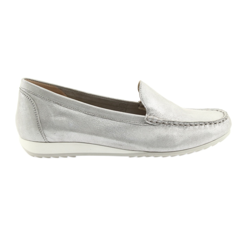 Mocassins Caprice 24211 argent gris